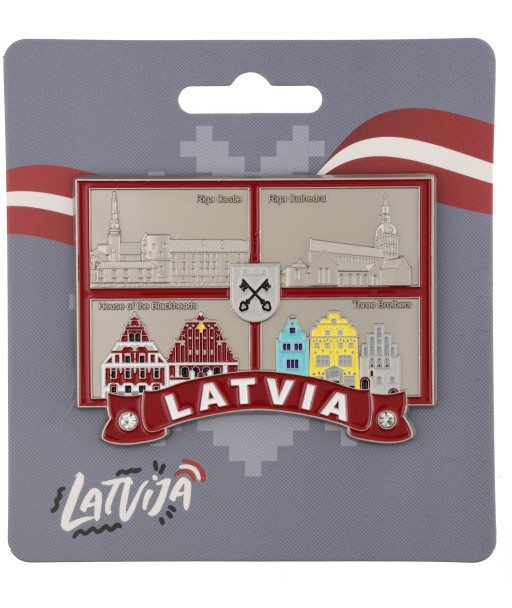 Latvijas magnēts ar slavenākajiem Rīgas objektiem